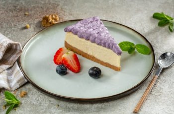 Лавандовый чизкейк